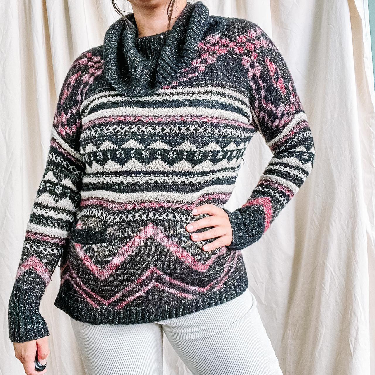 Lucky Brand  Cowl Neck Pullover Sweater - Depop