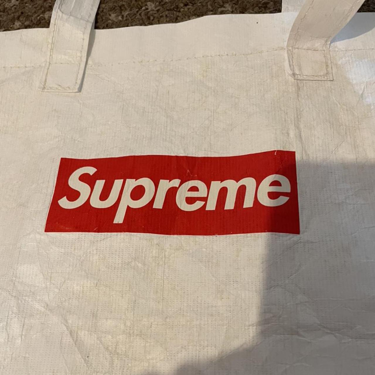 Supreme paper tote bag. Not ever really used this - Depop