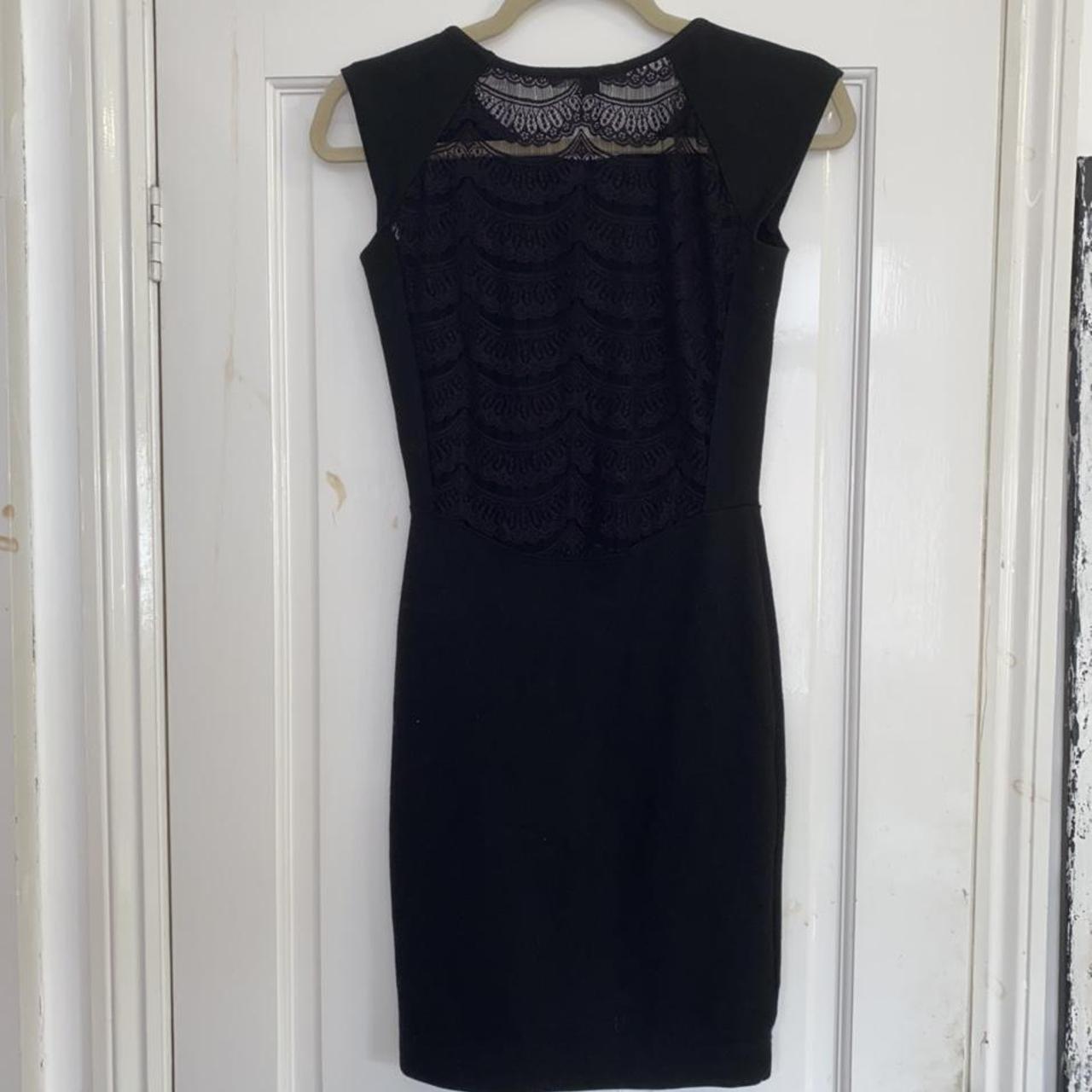 French Connection Women's Black Dress | Depop