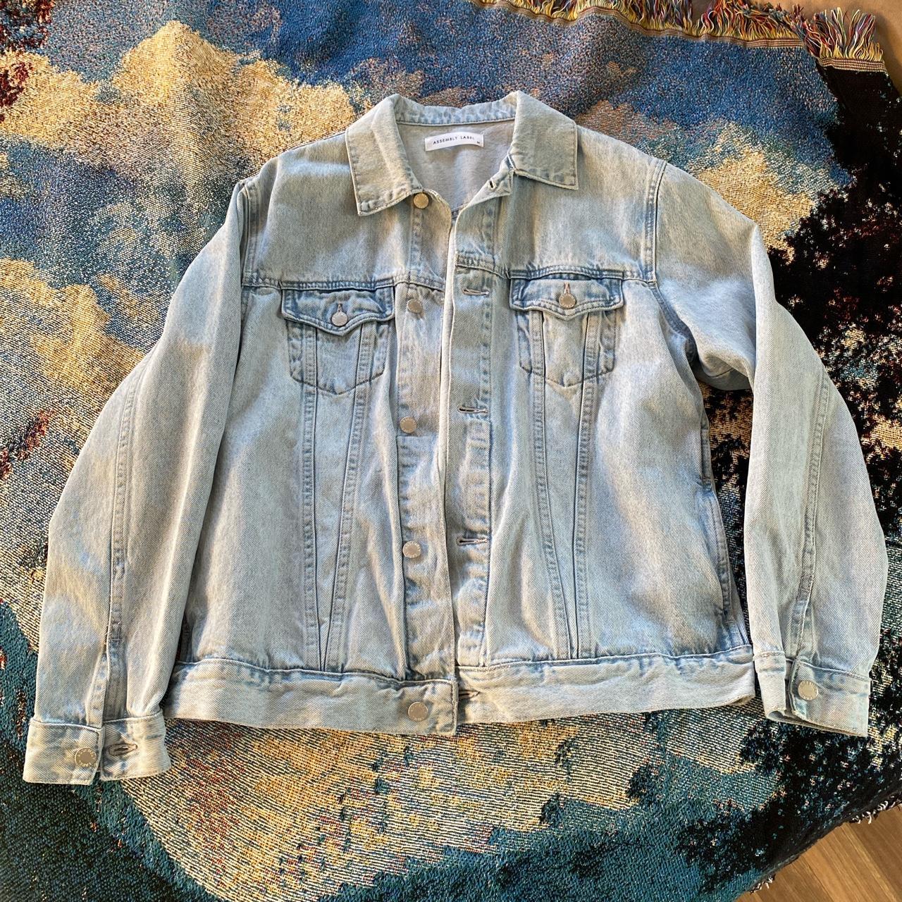 Assembly Label light blue denim jacket 9.3/10... - Depop