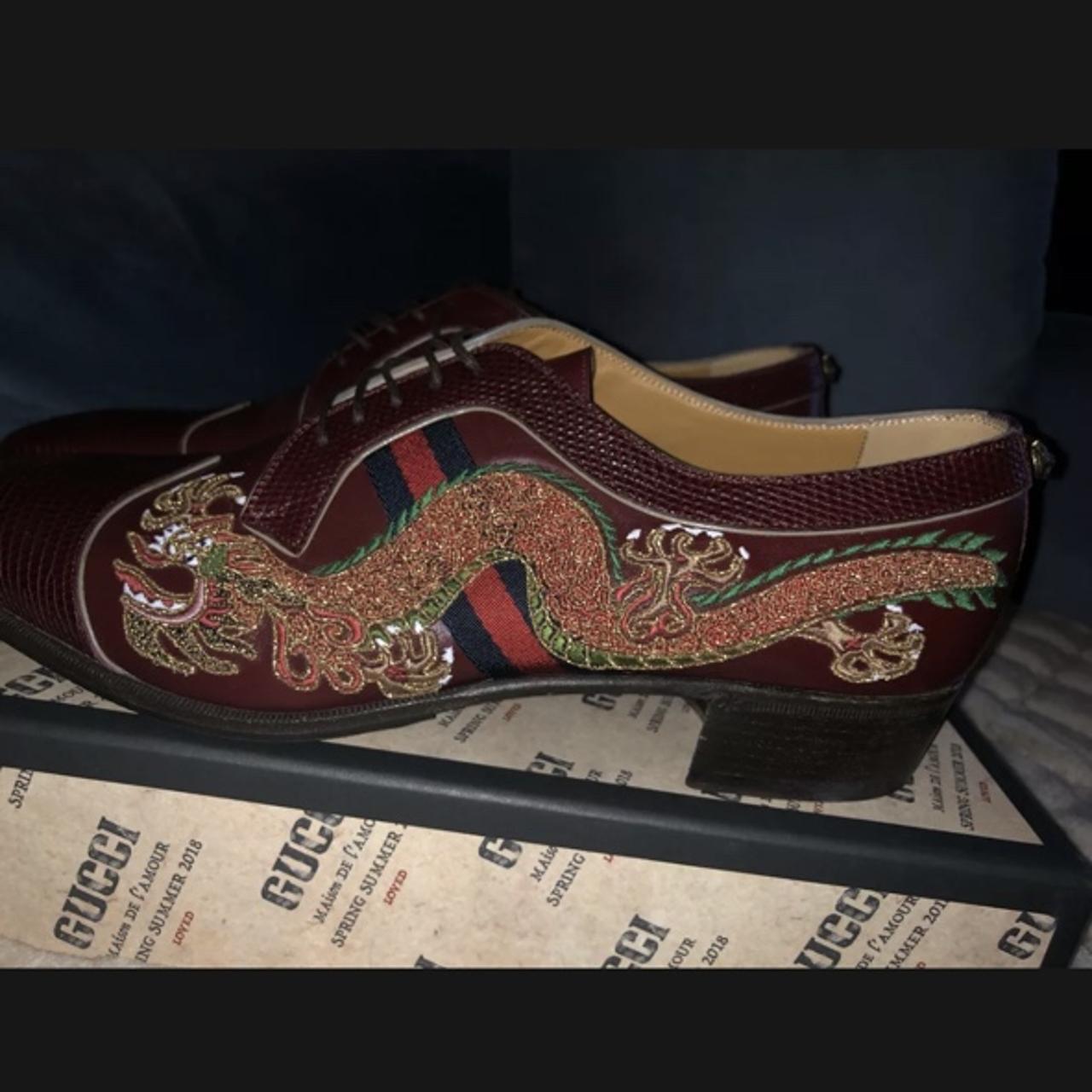 Zapatos discount gucci dragon