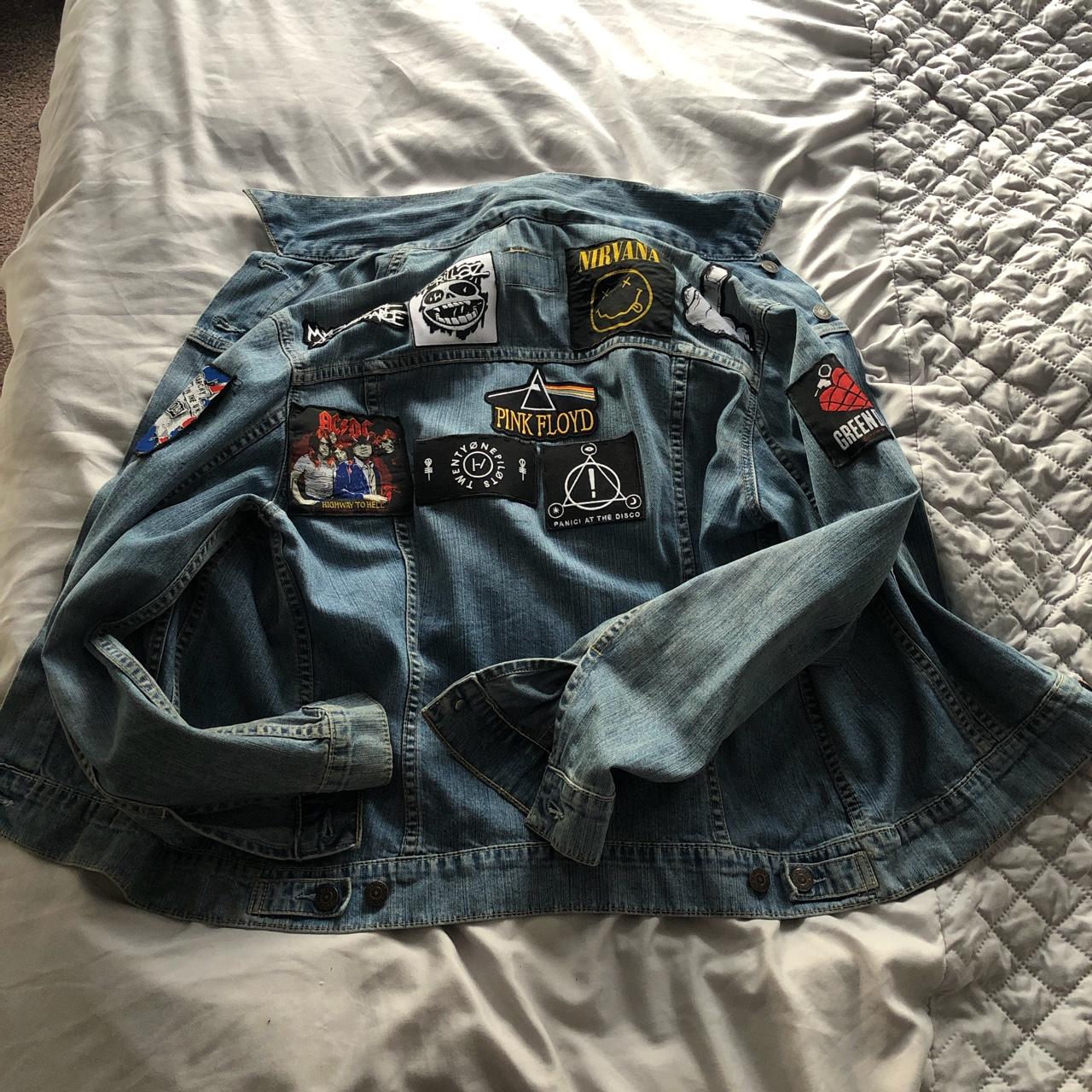 Custom Levi's Dodgers Denim Jacket Size Medium I - Depop