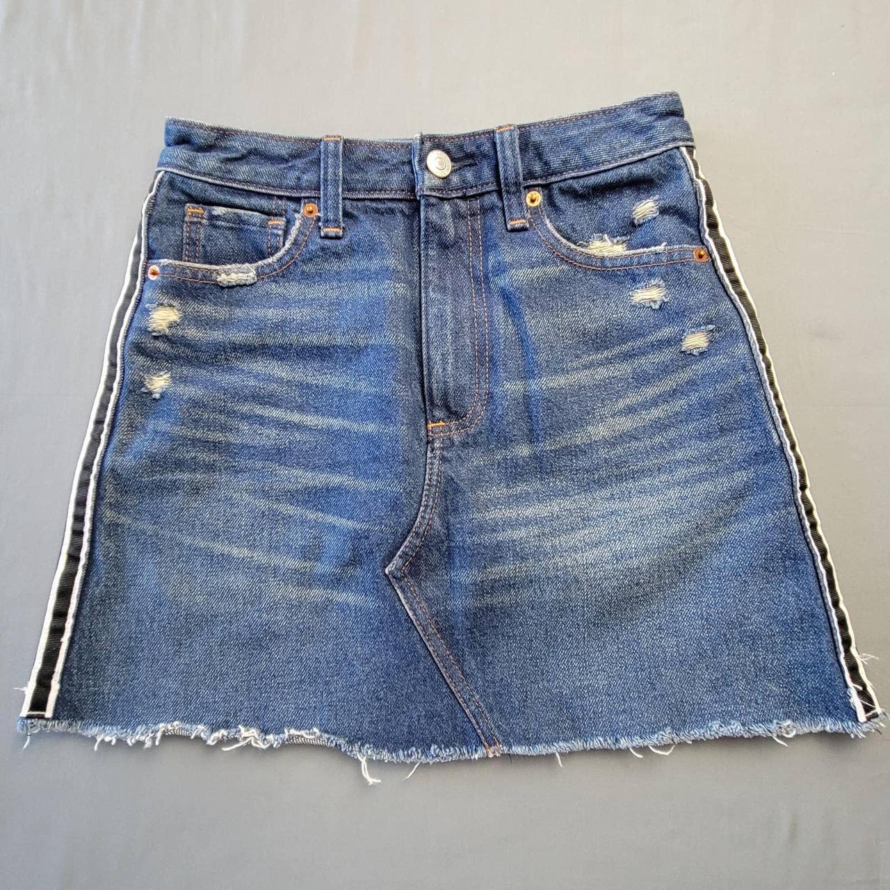 Abercrombie & Fitch Women's Blue Skirt