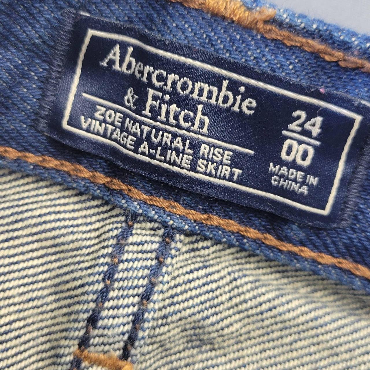 Abercrombie & Fitch Women's Blue Skirt (4)