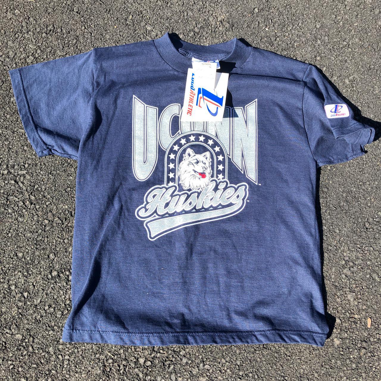 Early 2000s Logo Athletic Uconn Huskies Shirt NWT... - Depop