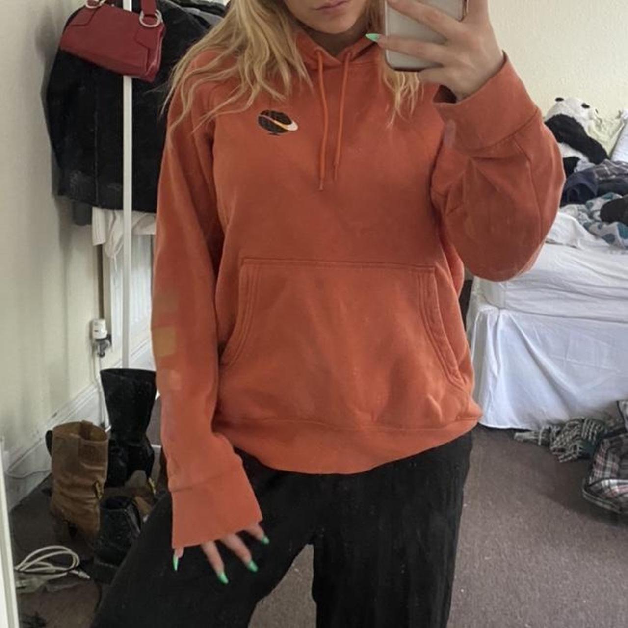 nikelab hoodie orange
