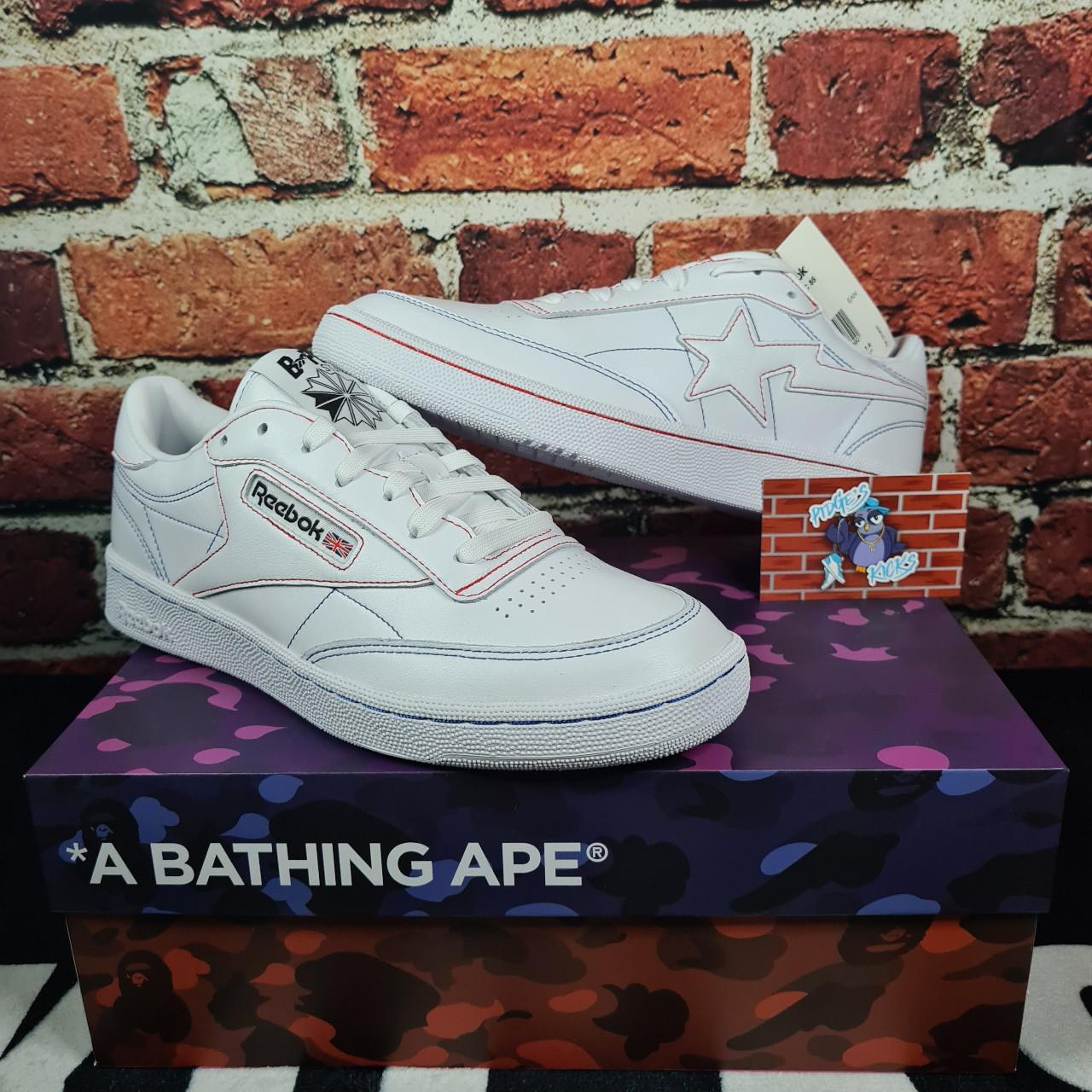 Reebok X Bape Club C 85 - White Contrast Stitch...