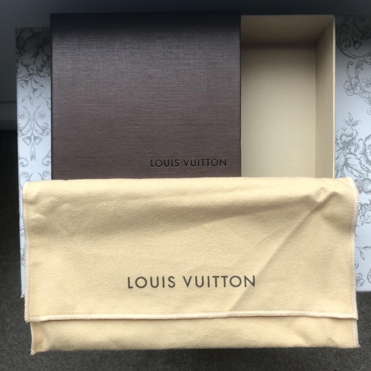 Louis Vuitton wallet box, dust bag and bag - Depop