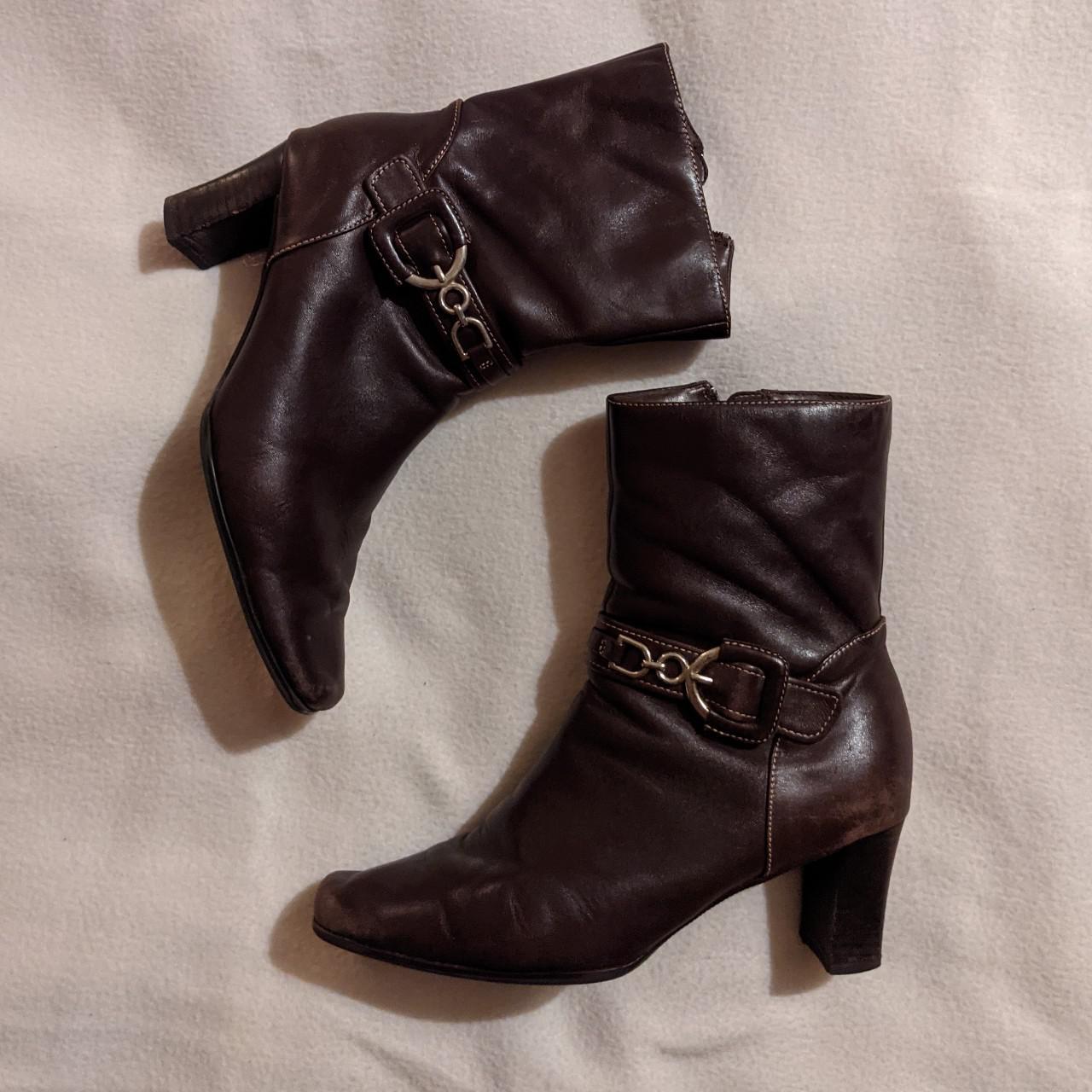 cute square toe boots