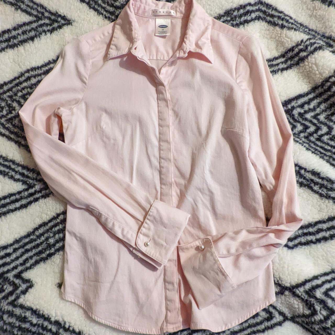 y2k button down shirt w/ pearl cuff links • great... Depop