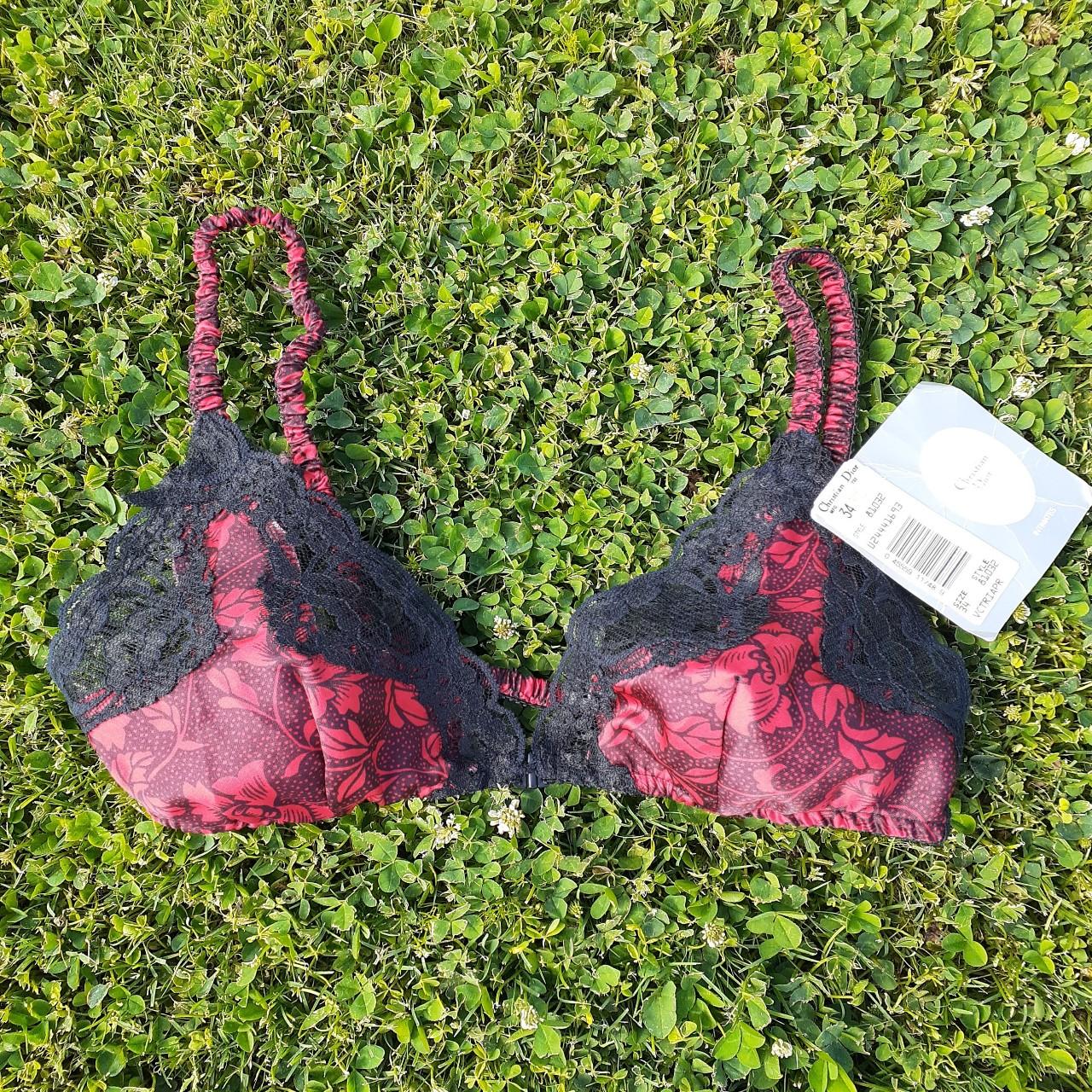 Ooh la la!❤ Vintage Christian Dior Lace Bra - Depop