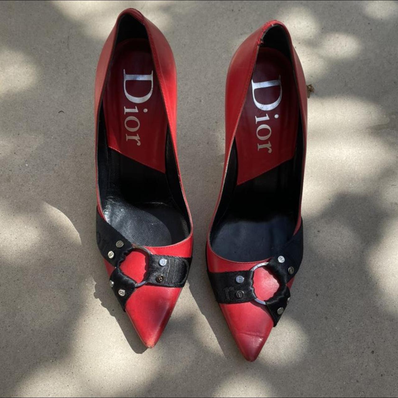 Red dior hot sale heels