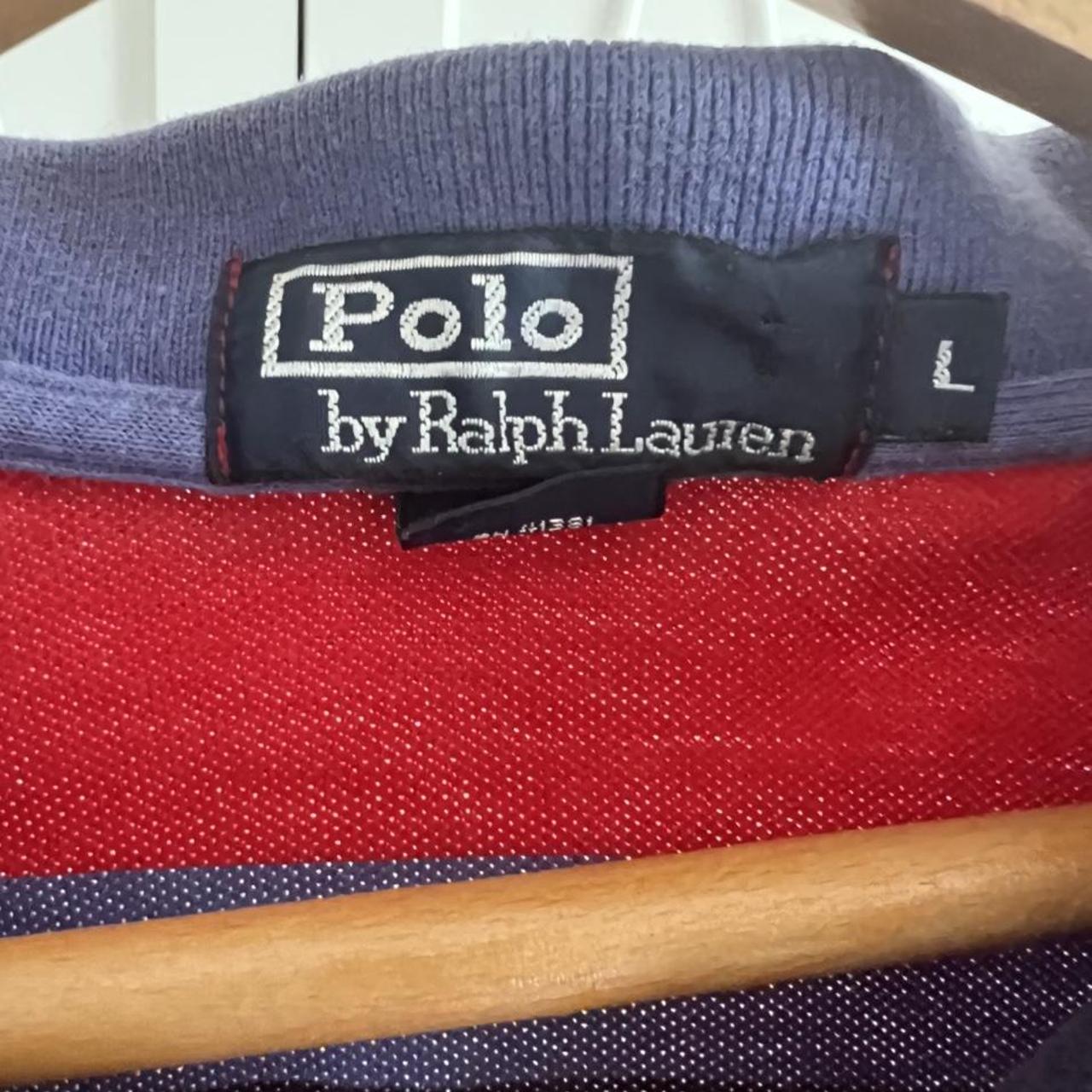 Polo Ralph Lauren striped urban outfitters reworked... - Depop