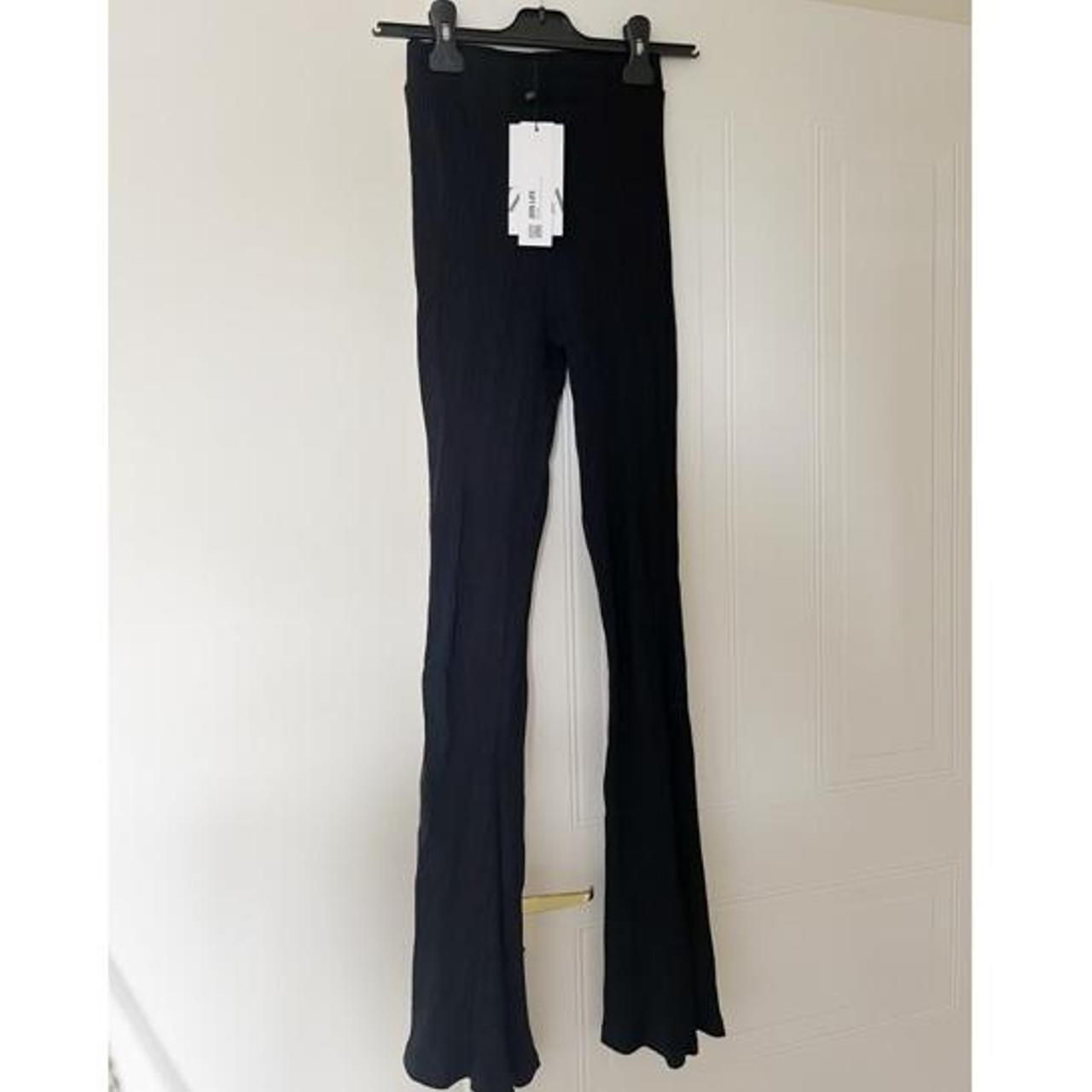 Zara ribbed flare trousers | size S | bnwt - Depop