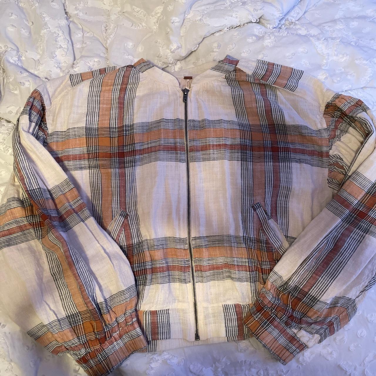 mattie plaid bomber jacket