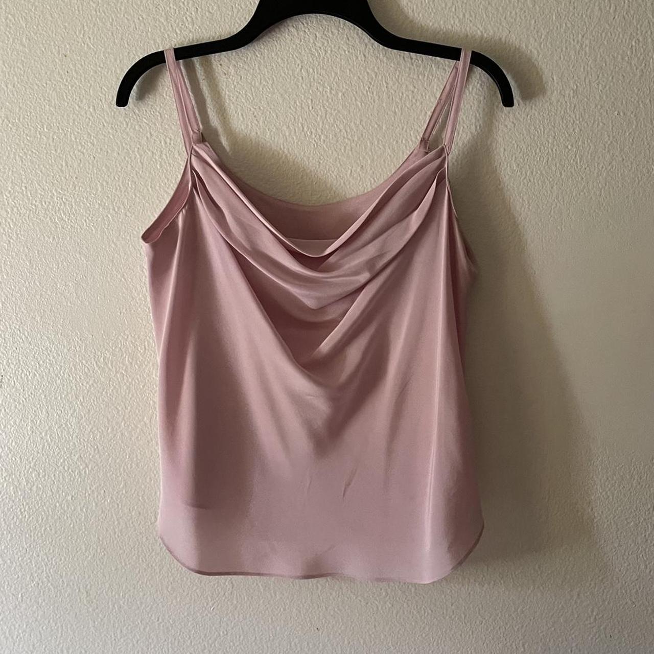 Vintage Dusty Pink Cowl Neck Cami •Brand:... - Depop