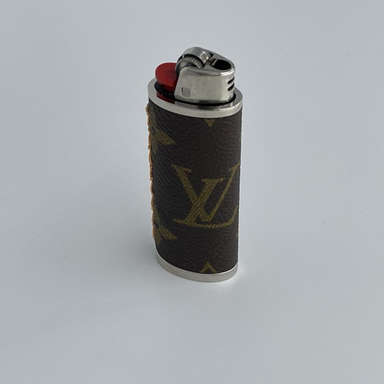 Designer Lighter Case - LV Monogram Brown