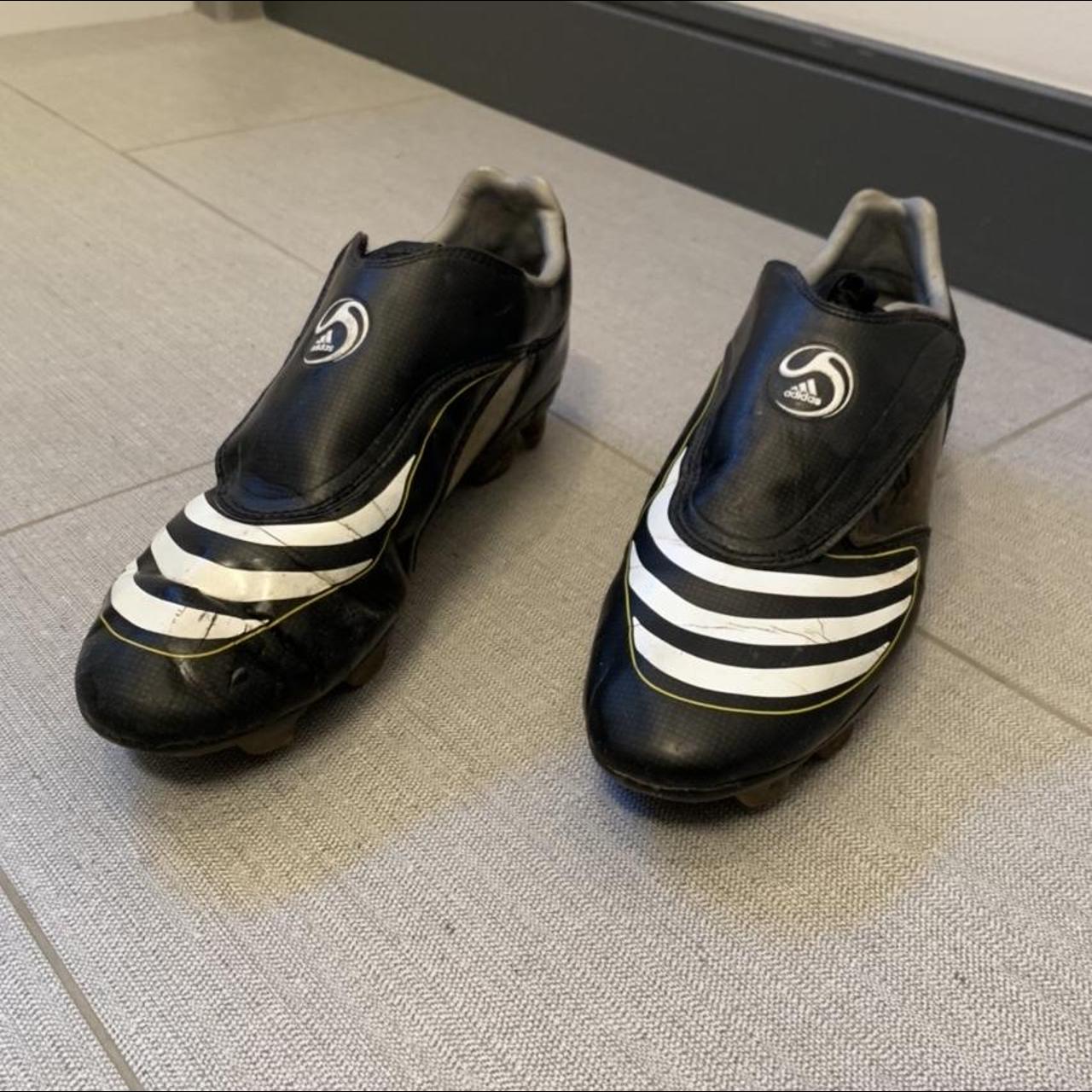 Adidas Mens F30 soccer cleats, great condition black... Depop