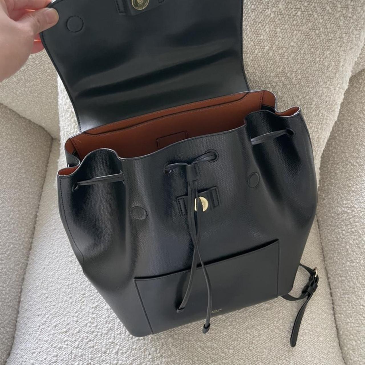Oroton leather backpack brand new, worn a couple... Depop
