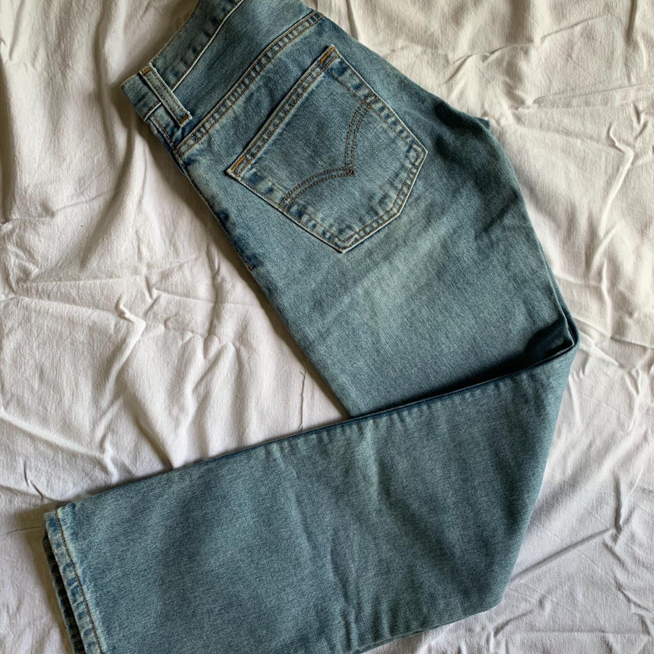 Levi 507 W28 L32 Lovely stone wash denim Very good... - Depop