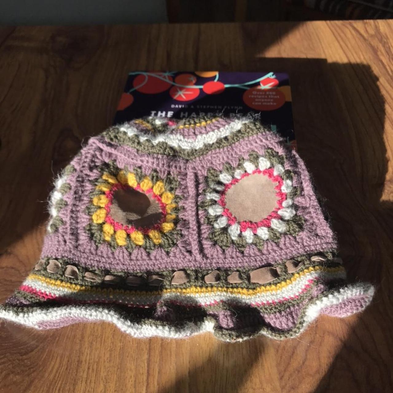 Granny Squares Crochet Bucket Hat One If A Depop