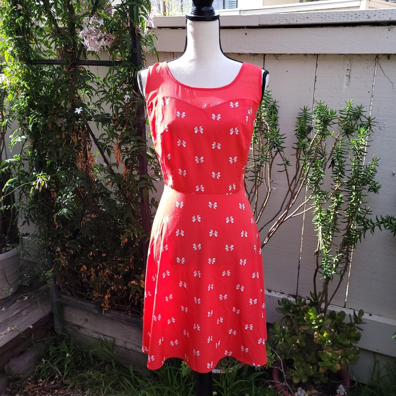 Forever 21 Women's Pink and White Dress Depop