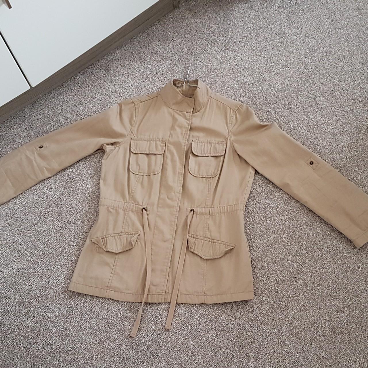 Beige on sale utility jacket