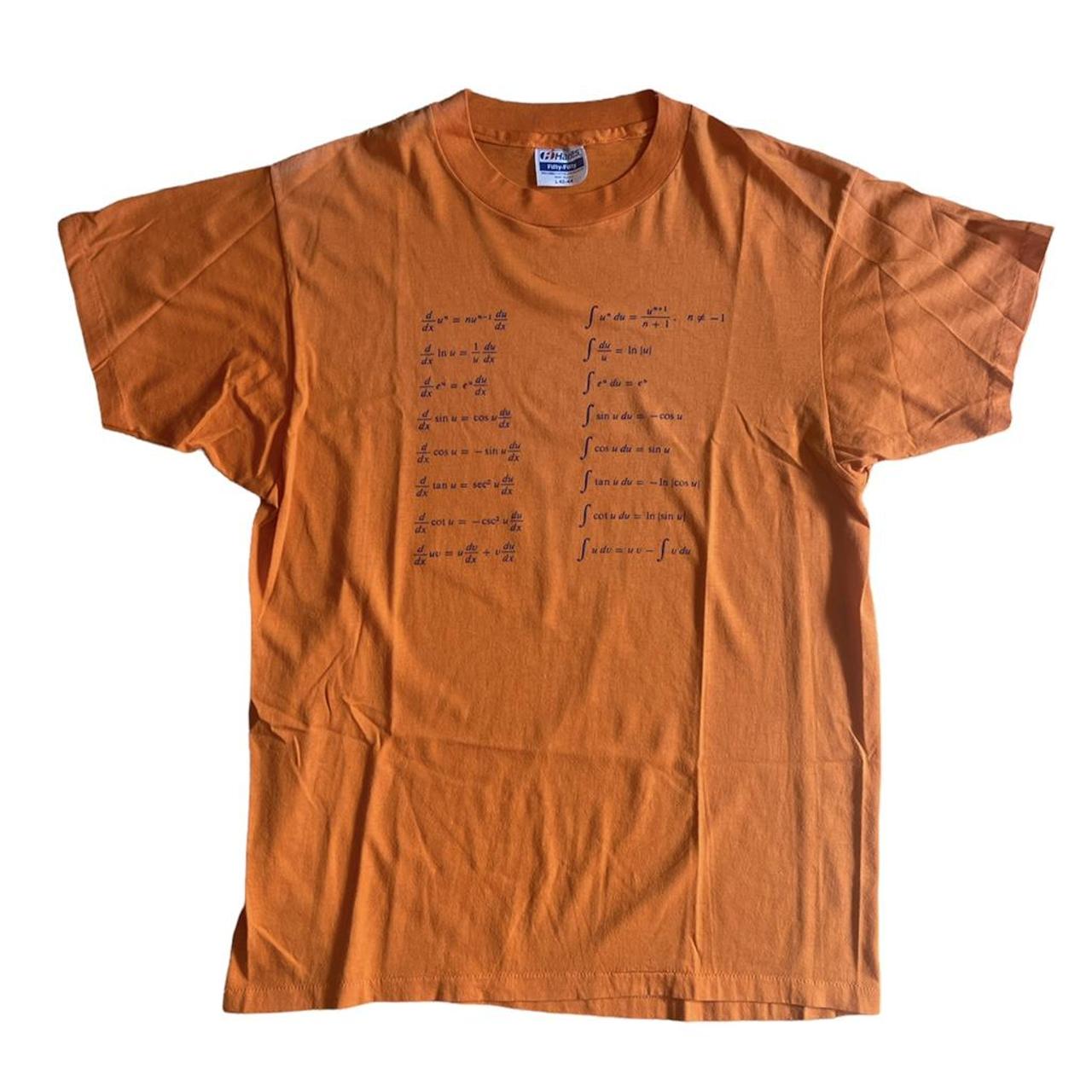 Vintage Men's T-Shirt - Orange - L