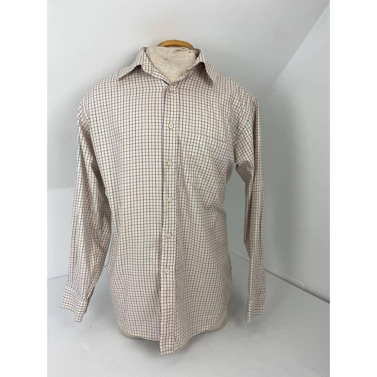 Barney's Men's Tan and Brown Shirt