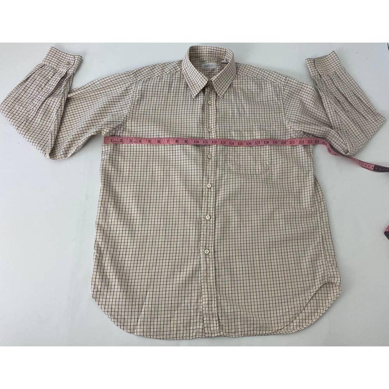 Barney's Men's Tan and Brown Shirt (3)