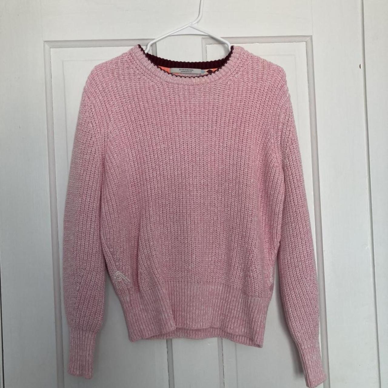 Scotch & Soda Women's Pink Jumper | Depop