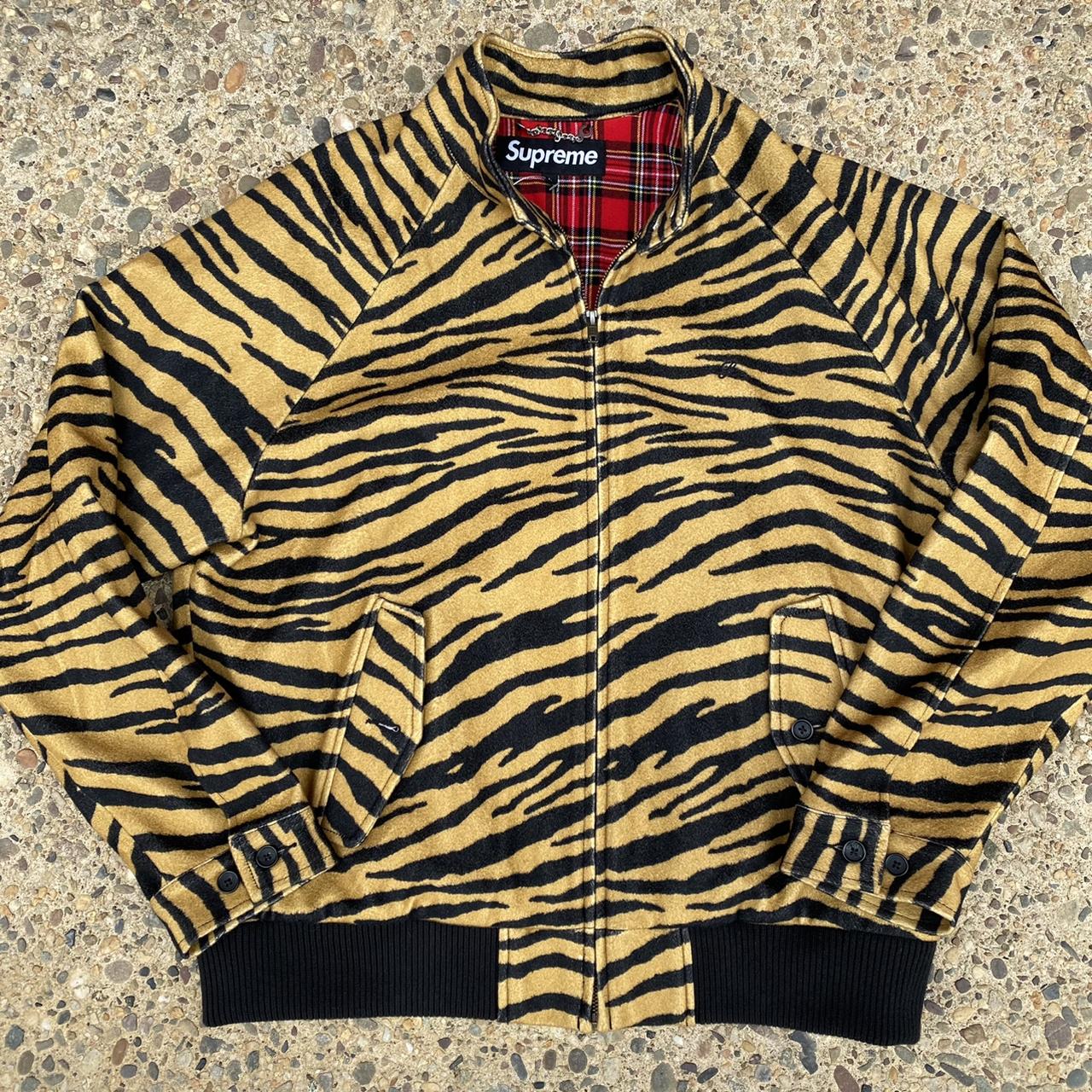 Supreme tiger stripe store jacket