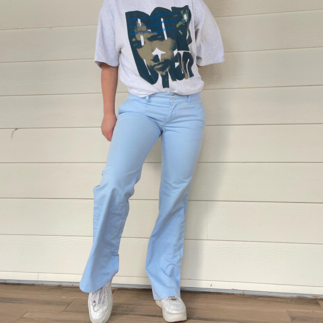 Y2K low rise flare pants size XS🌸 early 2000s... Depop