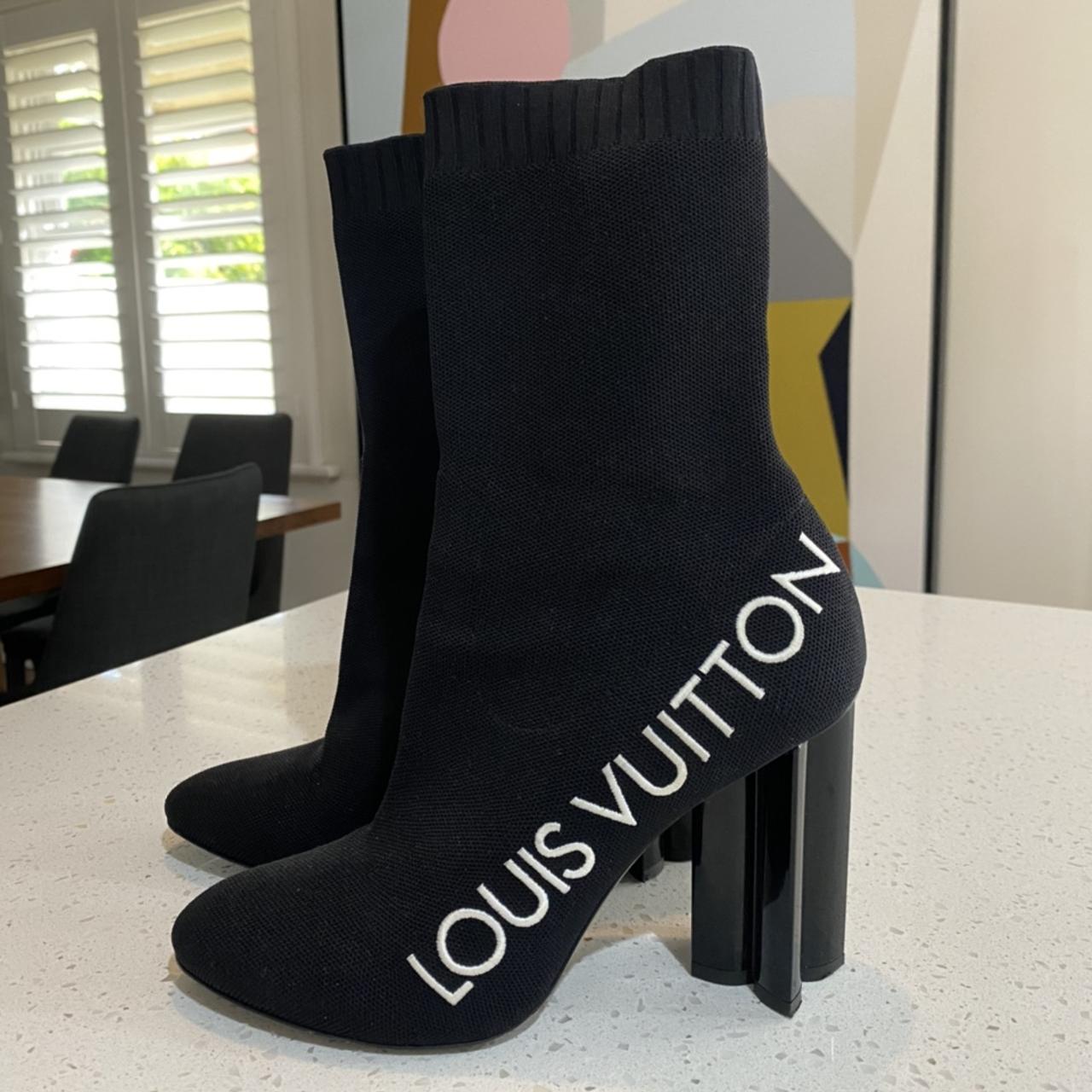 Women's LV Booties 100% authentic. Size 39 - Depop