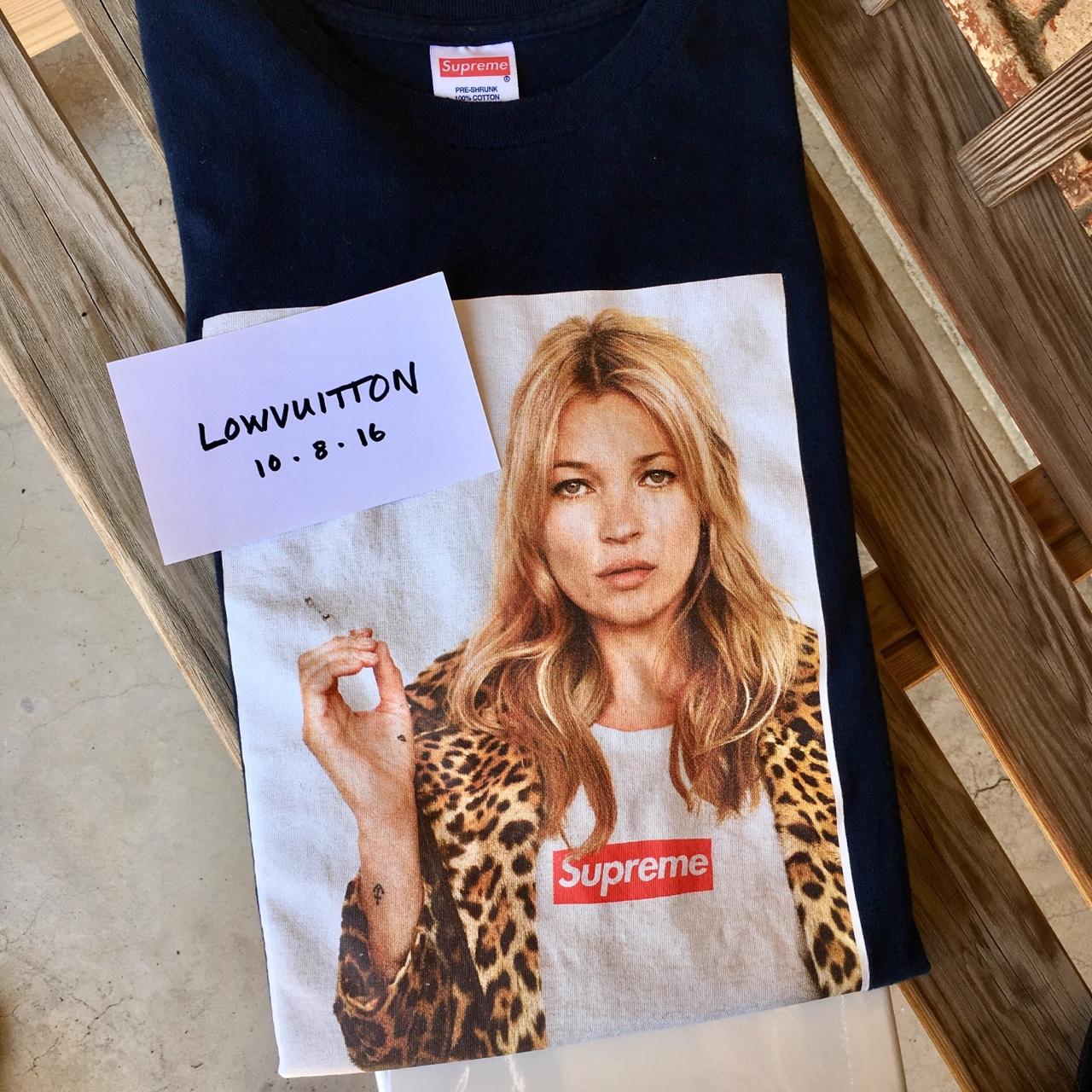 Supreme Kate Moss Tee Navy M 12ss 紺 ケイトモス 木村拓哉着用