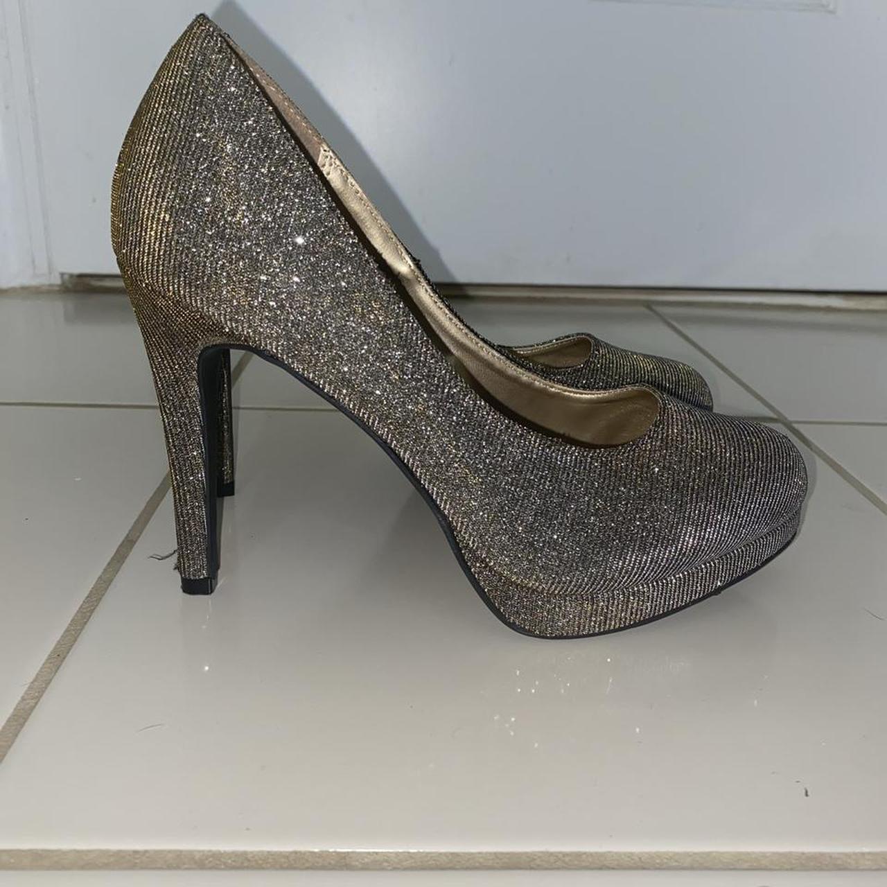 Payless store glitter heels