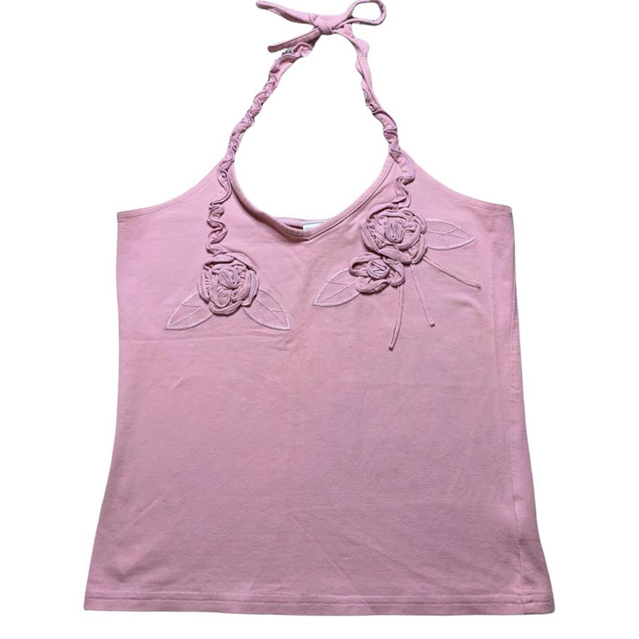 FREE SHIPPING 90s Next Pink Halterneck Cami top... Depop