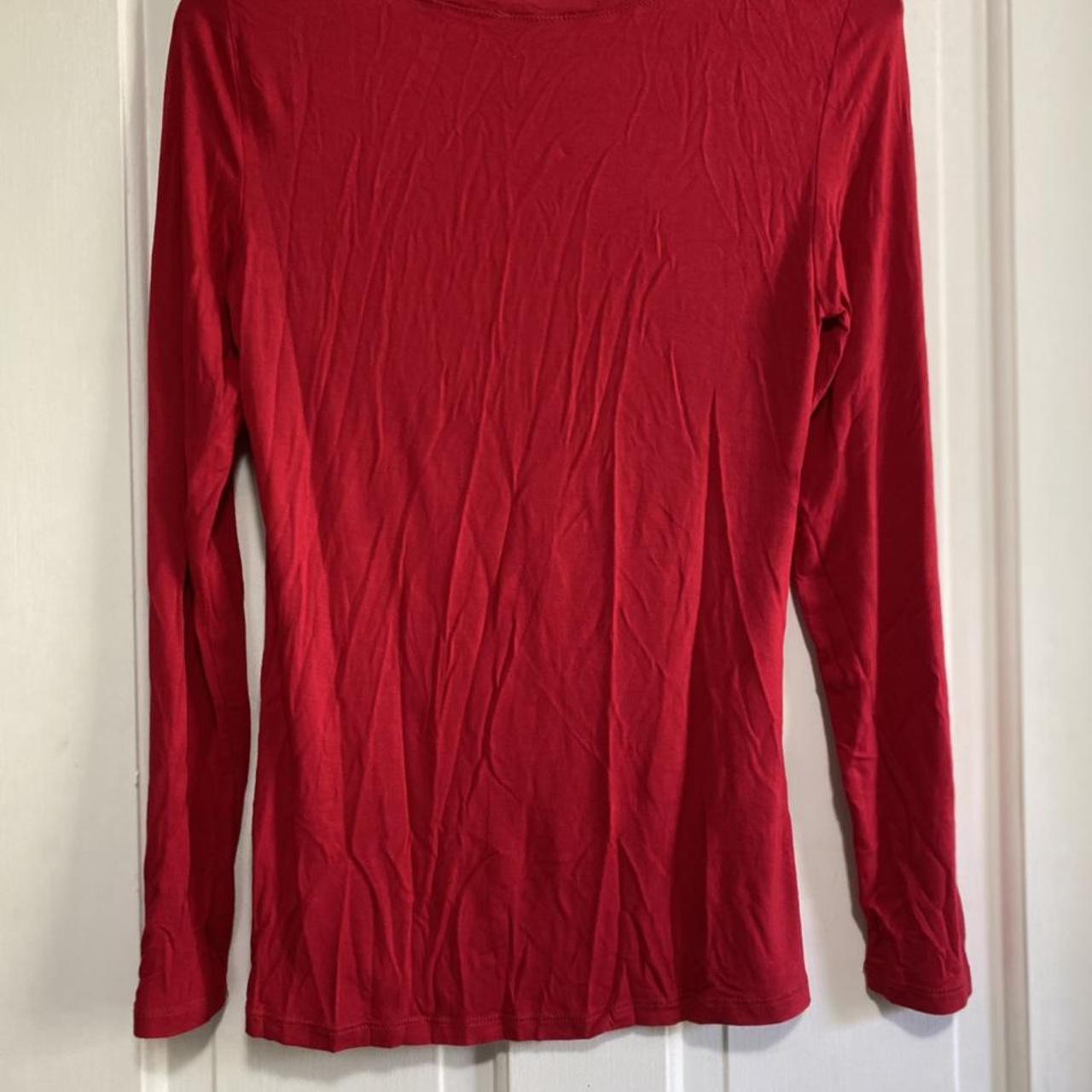 Red Cable and Gauge long sleeve shirt. So soft. Size... Depop