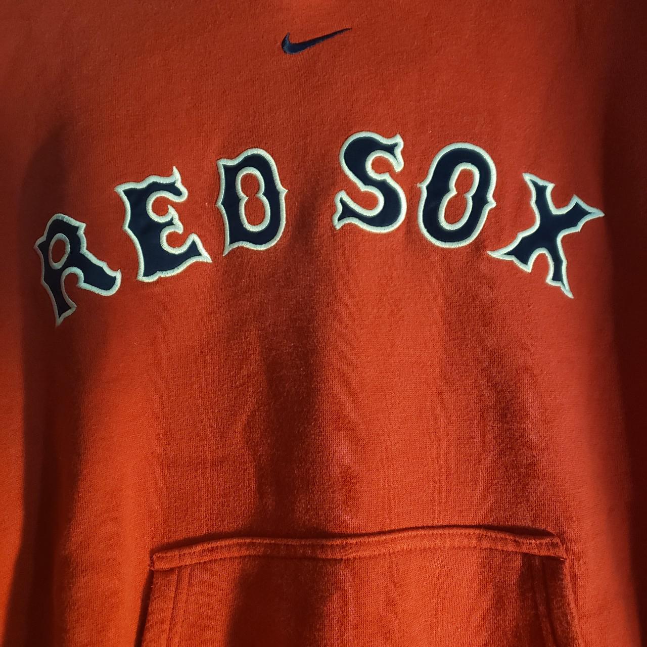 Rare Vintage Nike X Boston Red Sox Hoodie size... - Depop