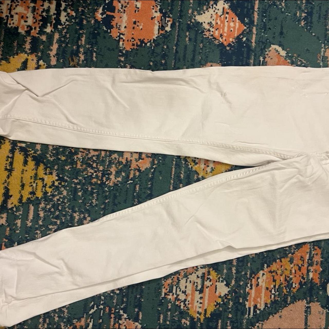 Marks & Spencer Women's White Jeans | Depop