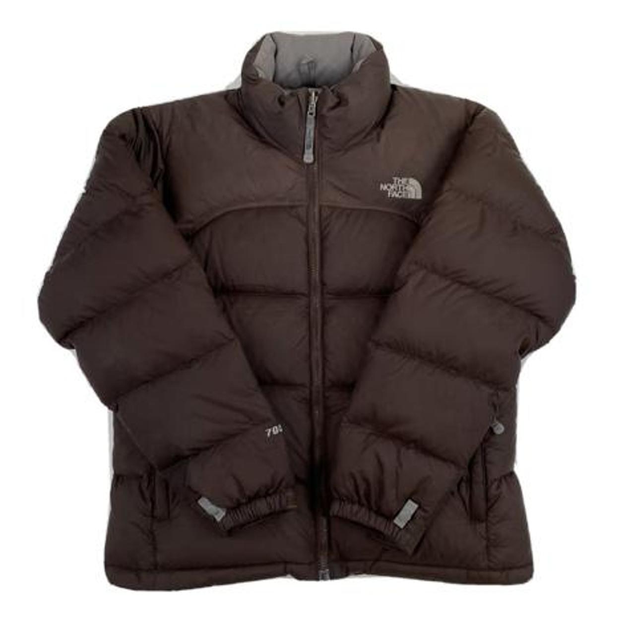 the north face puffer 700 brown