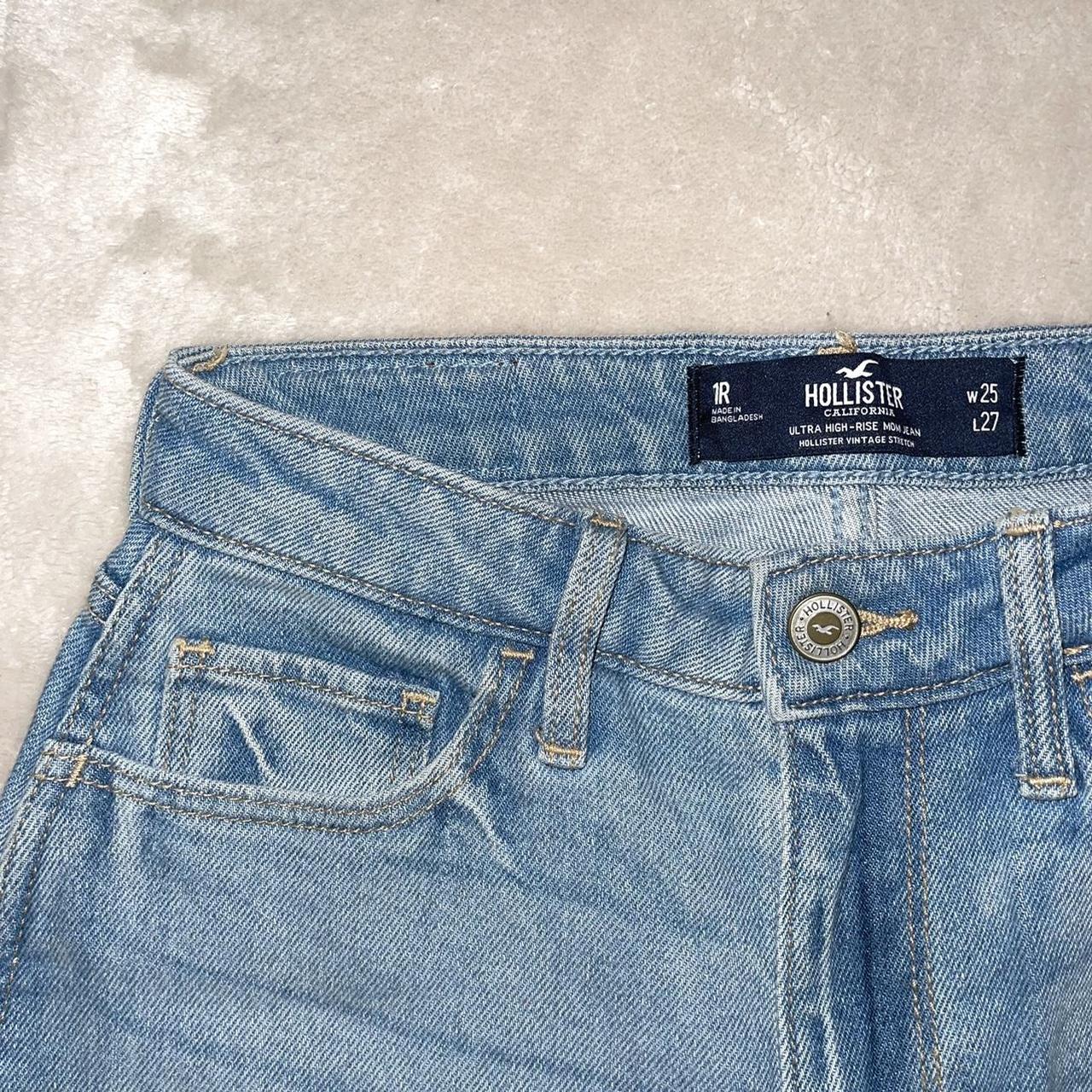 Hollister, Jeans, Hollister Ultra High Rise Mom Jeans