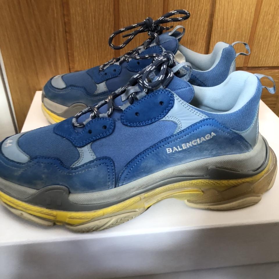 Triple s hot sale blue yellow