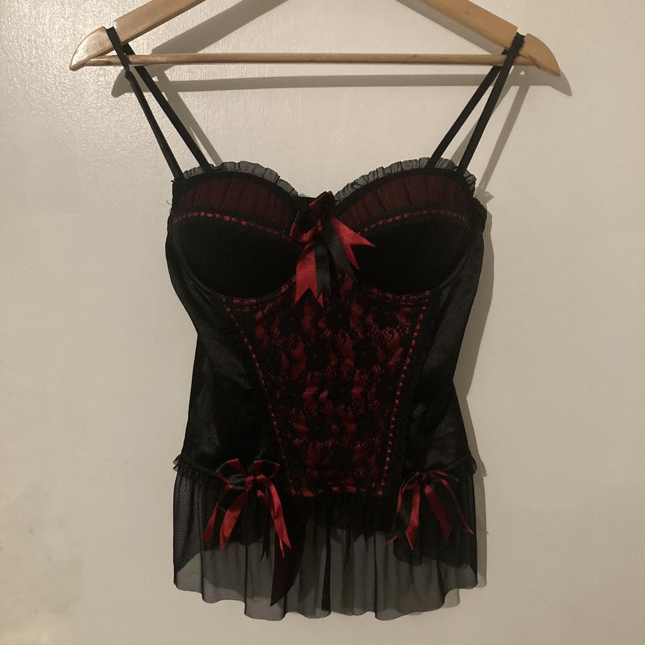 Vampire bustier / corset / lingerie top Perfect for - Depop