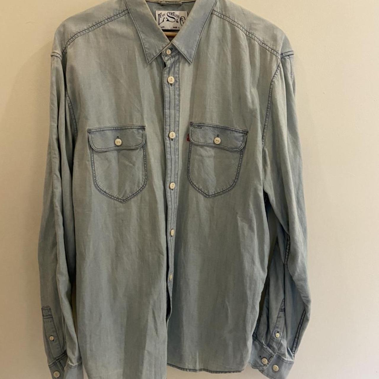 Levi's Men's Blue Shirt | Depop