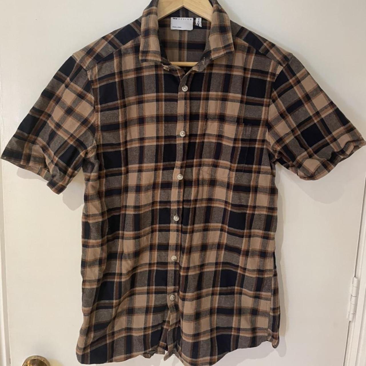 Trendy ASOS short sleave checked shirt. Comfy shirt,... - Depop