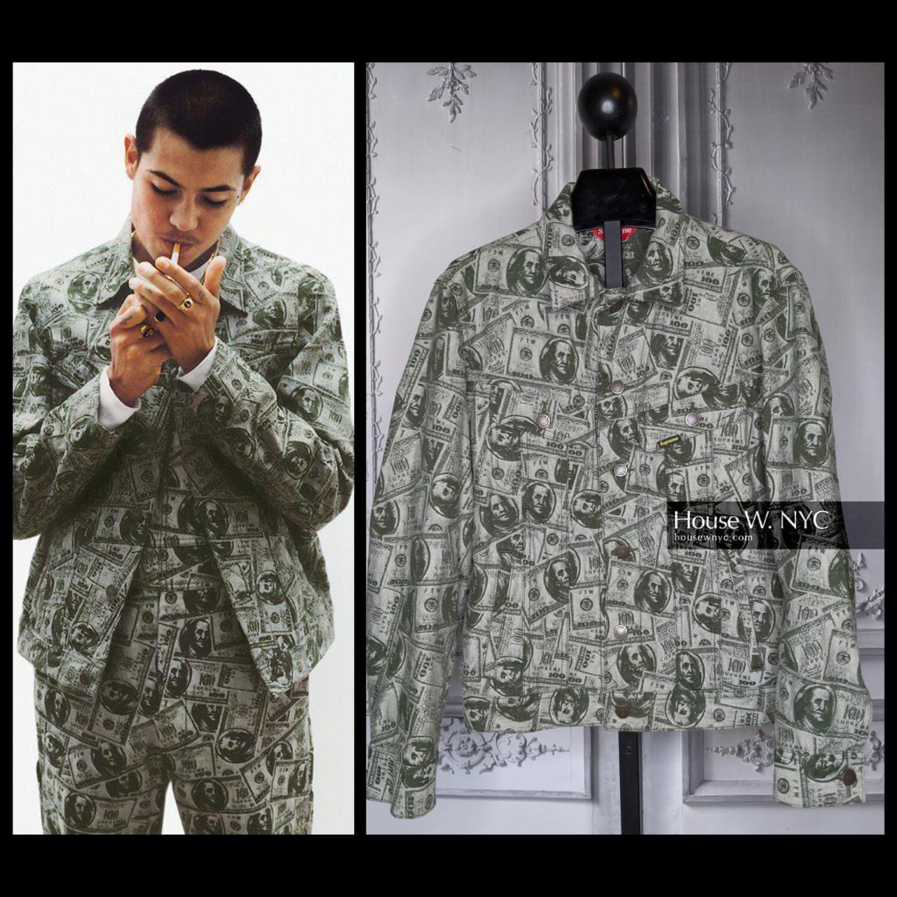 supreme dollar jacket