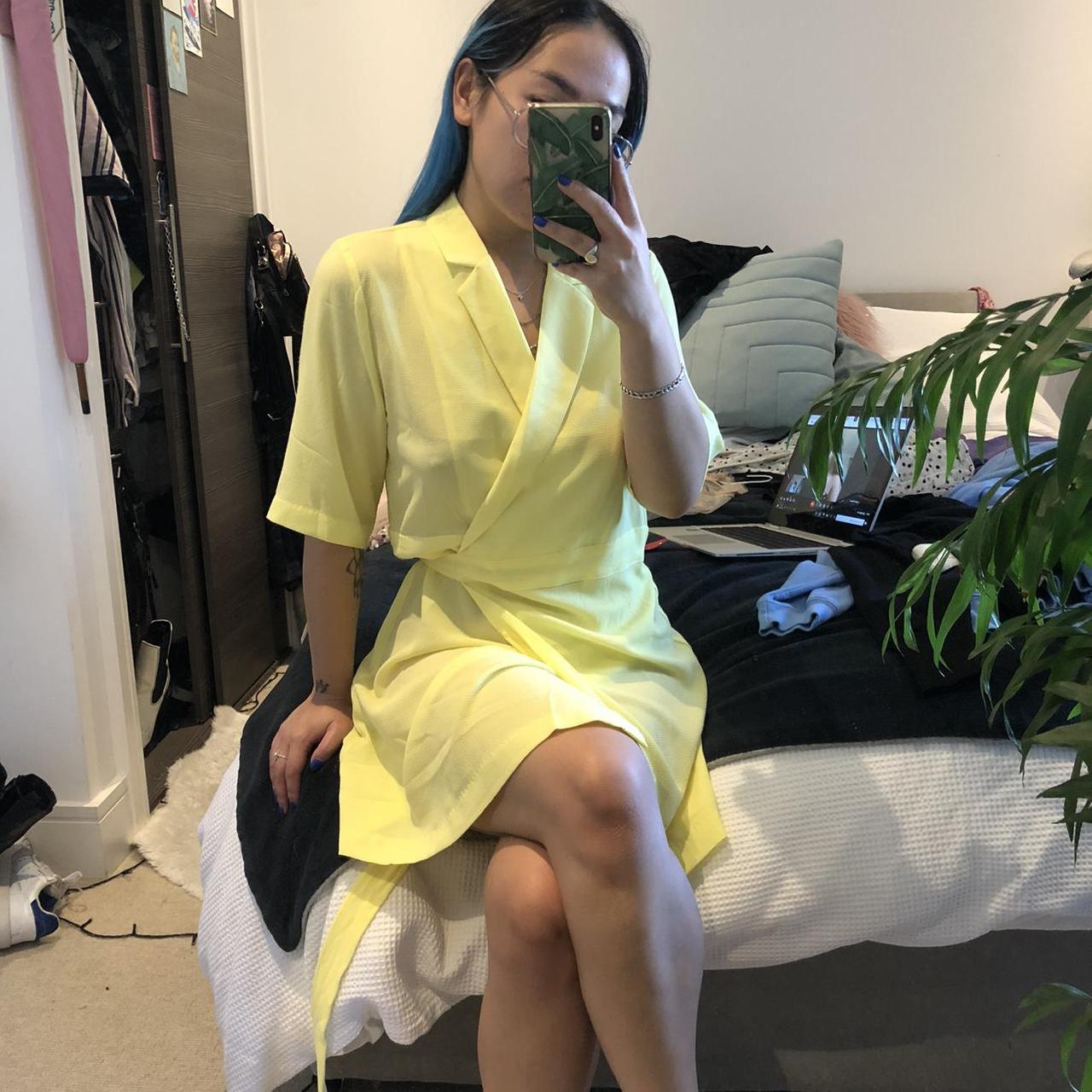 Monki clearance yellow dress