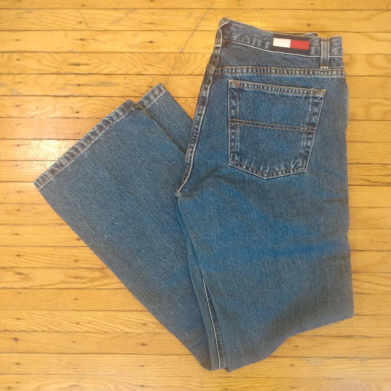 marge werkplaats Onbekwaamheid Tommy Hilfiger Women's Blue Jeans | Depop