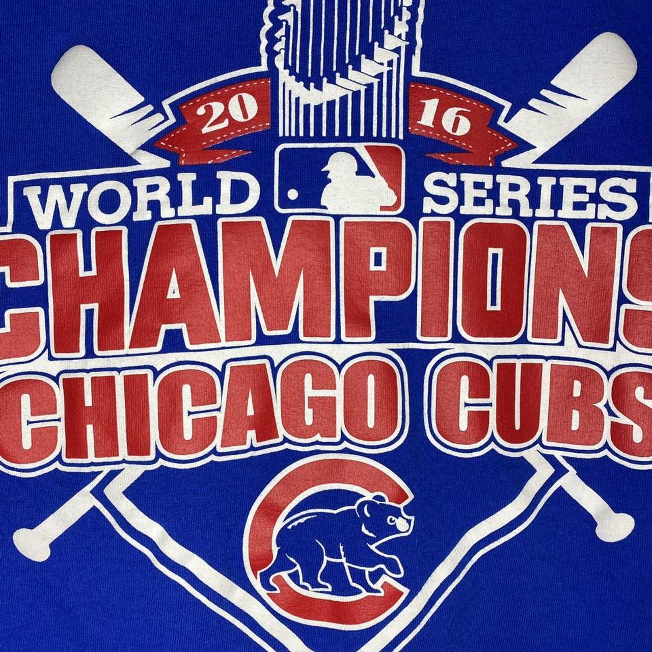 Chicago Cubs shirt 2016 World Series Champions - Depop